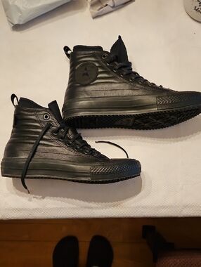 Converse Men's High-Top Sneakers in Black